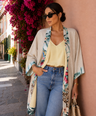 Reversible Linen Kimono