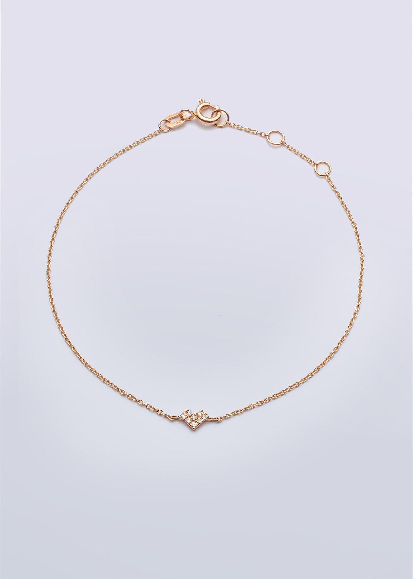 Diamond Heart Bracelet