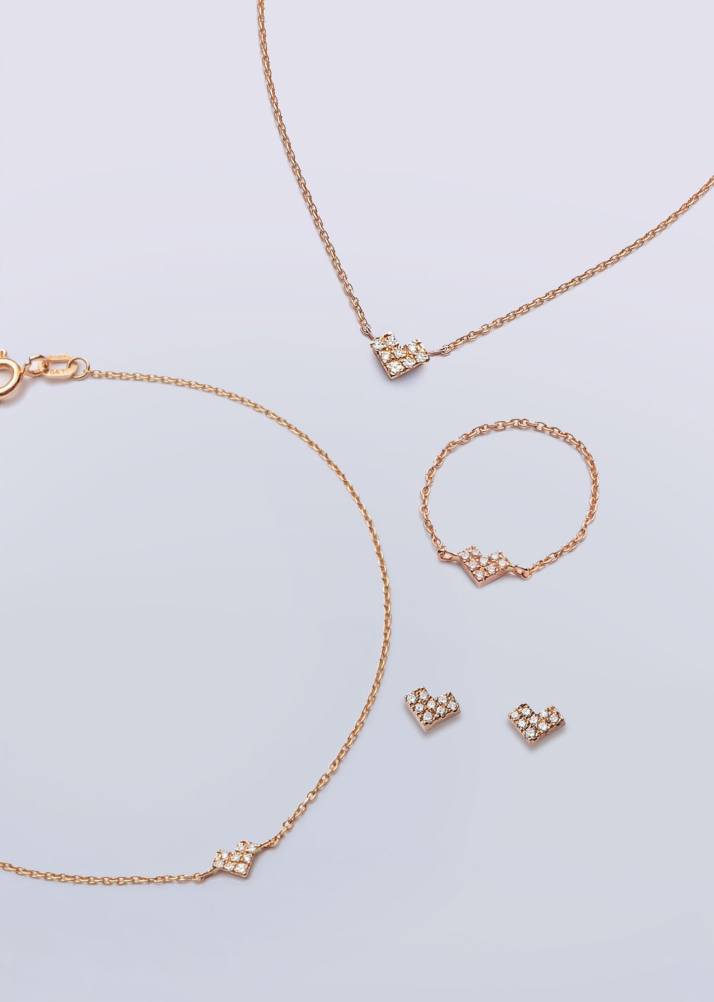 Diamond Heart set
