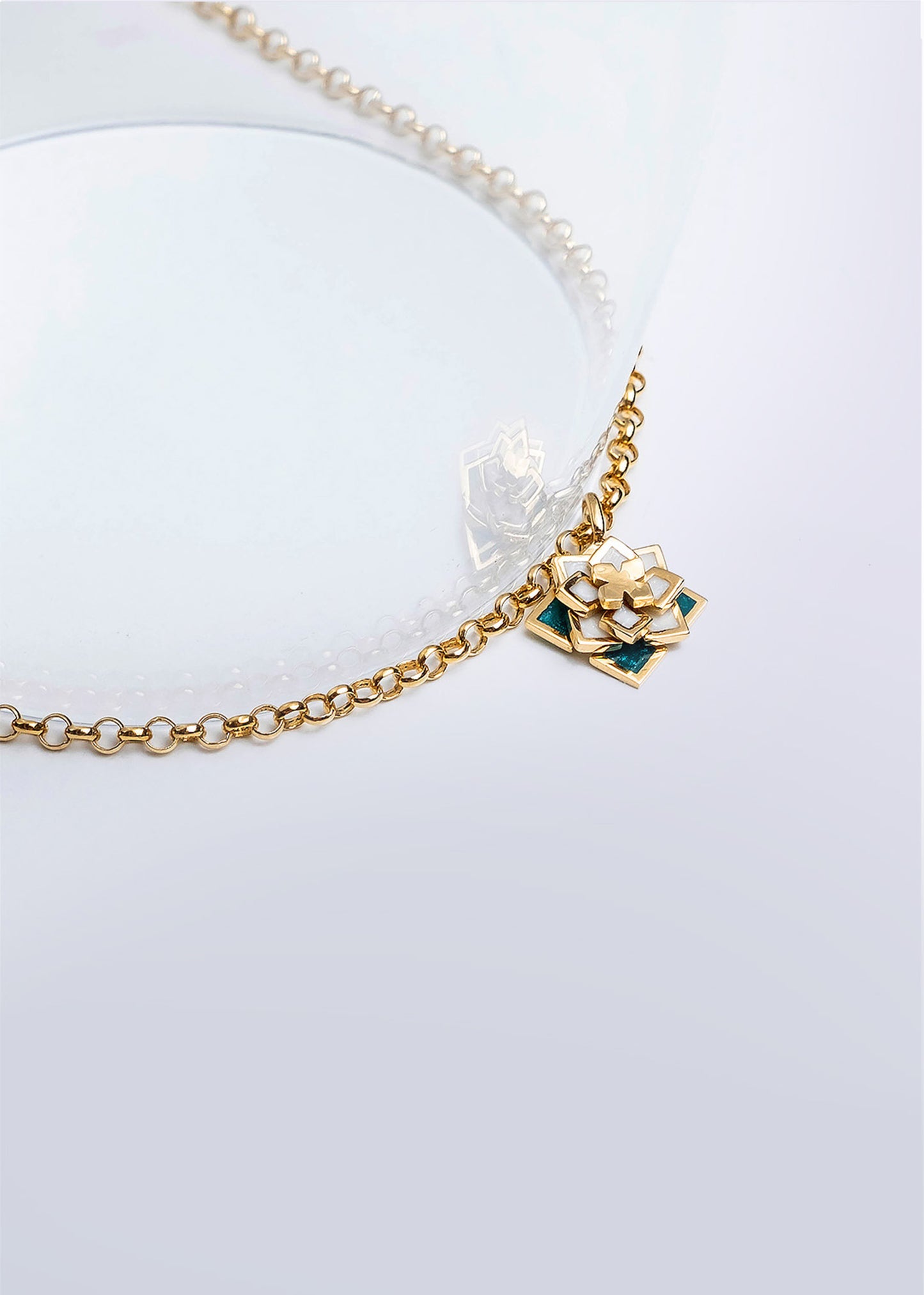 Lotus necklace